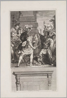 KG 07188
<br/>
Scipio laat de Romeinse edellieden zweren Latium niet te zullen verlaten
<br/>
<em>Duflos, Claude (1665-1737)</em>